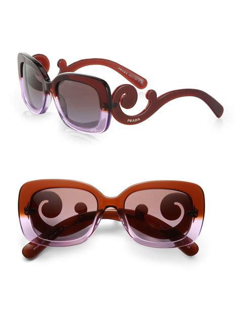 square prada baroque sunglasses|prada baroque sunglasses for women.